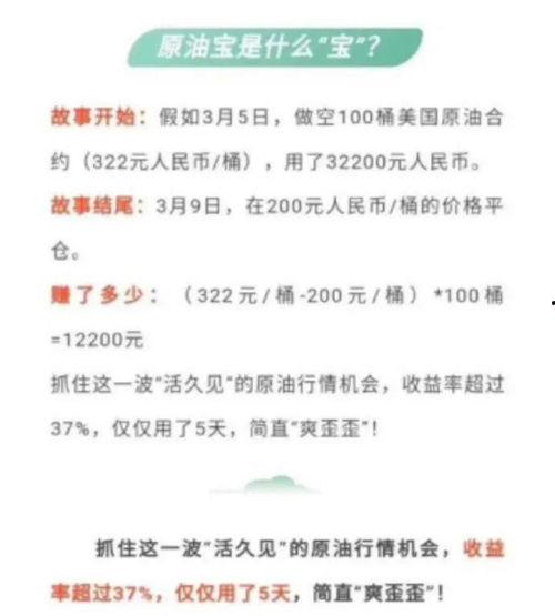 原油宝最新爆料,最新爆料揭示惊人内幕